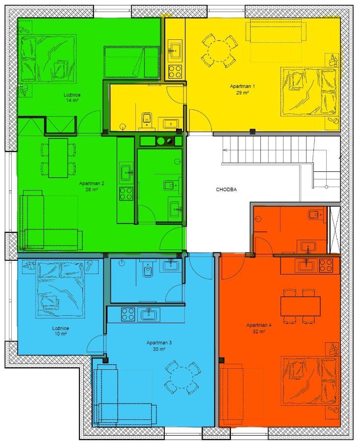 Apartmany Hacienda Boží Dar Exteriör bild