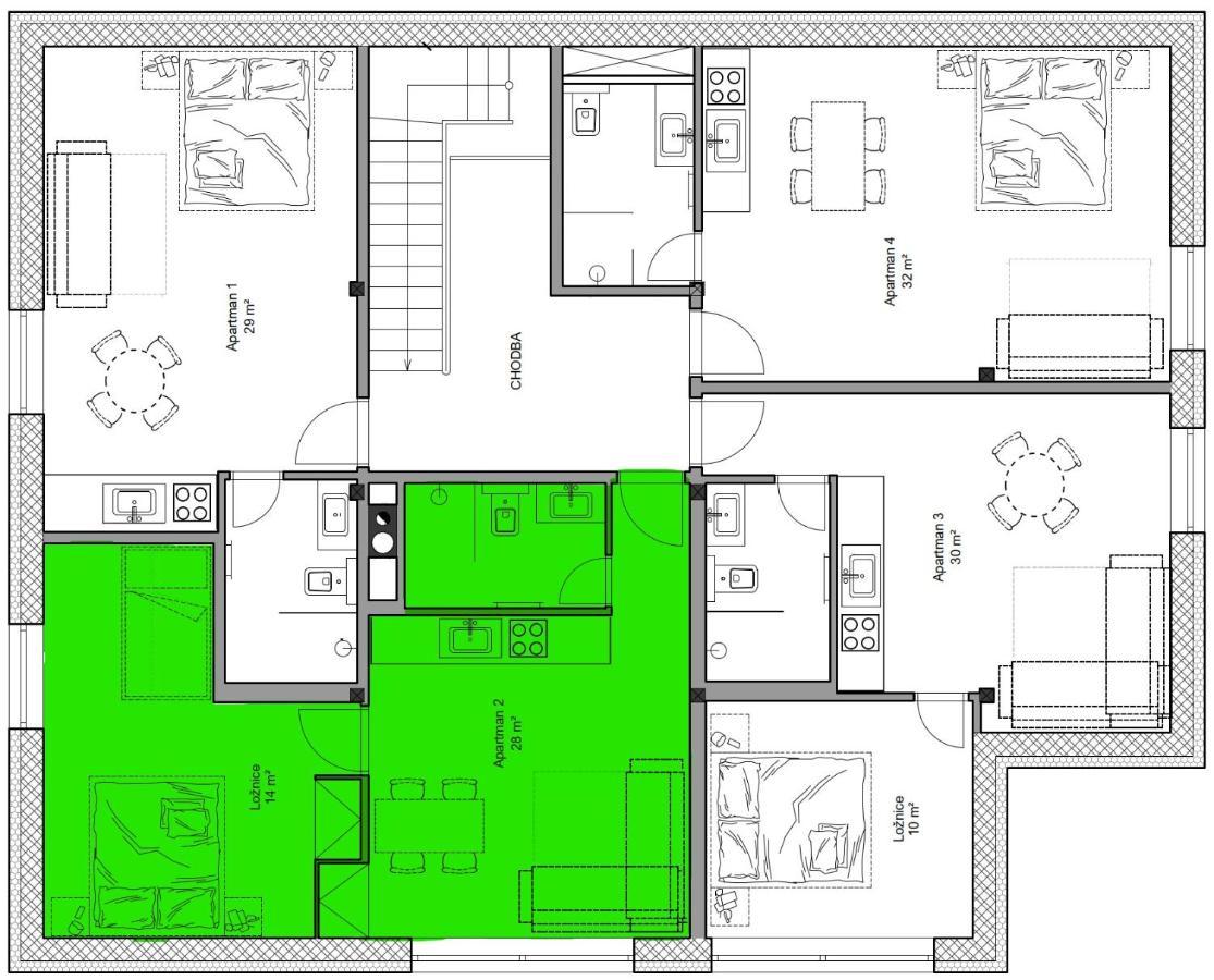 Apartmany Hacienda Boží Dar Exteriör bild
