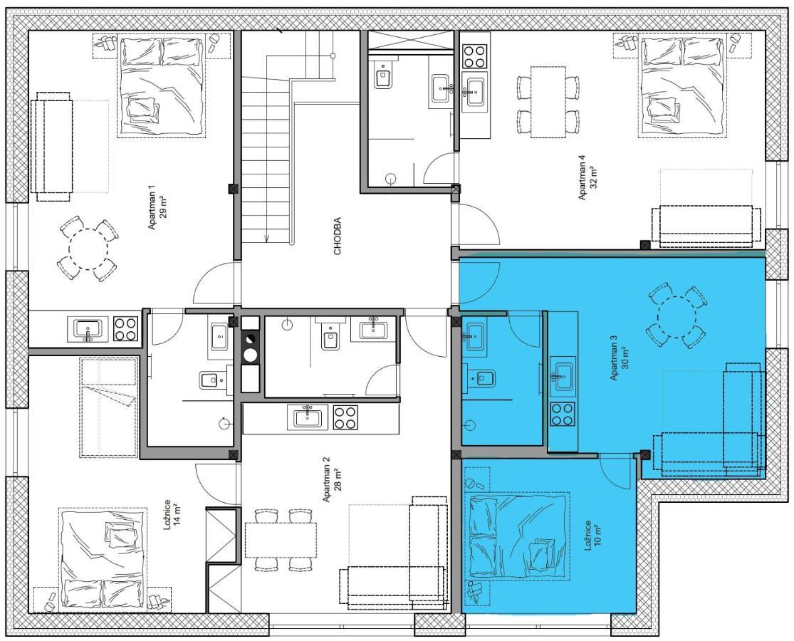 Apartmany Hacienda Boží Dar Exteriör bild